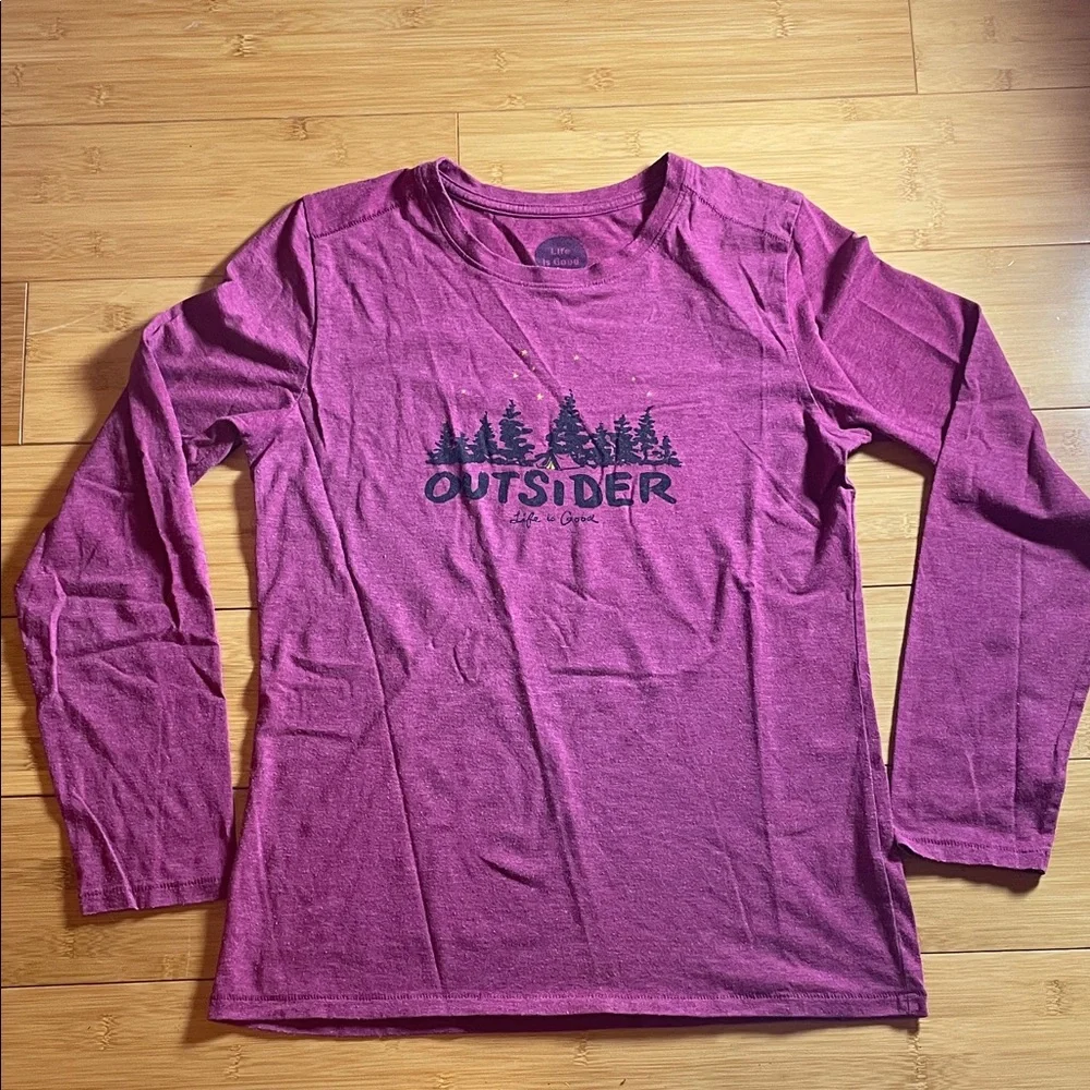Life Is Good “cool tee” OUTSIDER Graphic Top - Picture 3 of 5